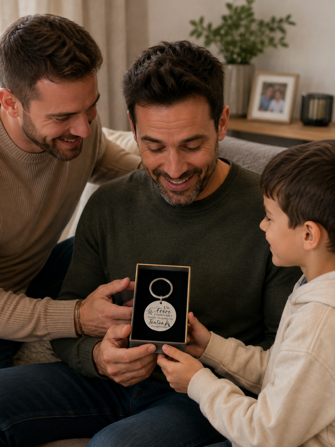 Porte-clés "tonton exceptionnel"