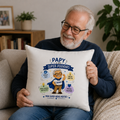 Coussin "Les super-pouvoirs de Papy"