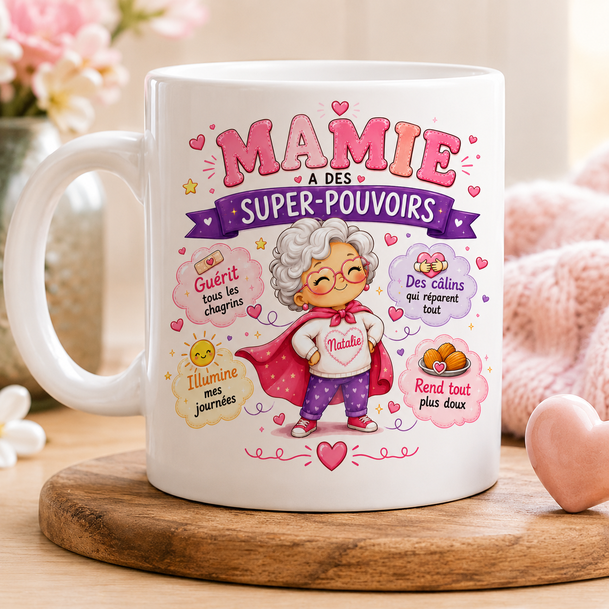 Mug Super-pouvoirs de mamie