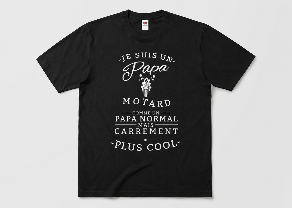 T-shirt "Papa motard"