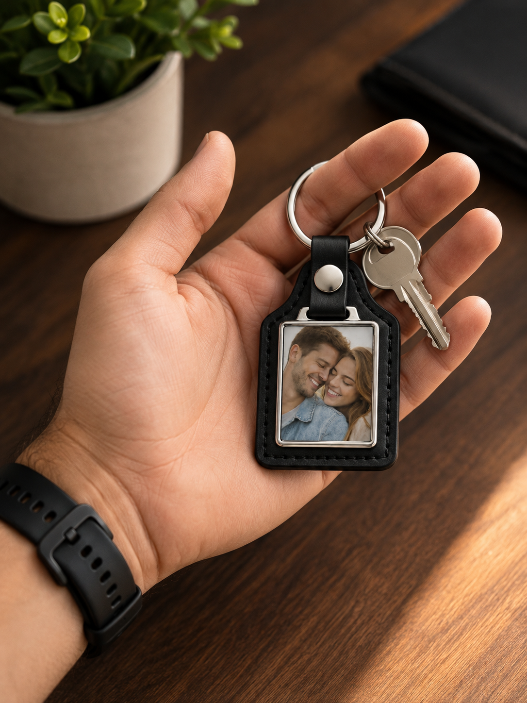 Porte-clés personnalisé avec photo